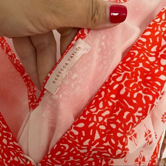 Rebecca Taylor Block Print Maxi Dress - Picture 7 of 11